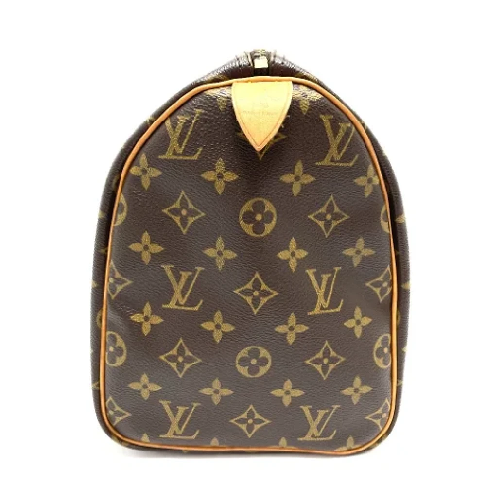 Louis Vuitton Vintage Pre-owned Cotton louis-vuitton-bags Brown Dames