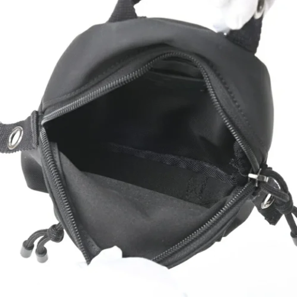 Valentino Vintage Pre-owned Canvas handbags Black Unisex