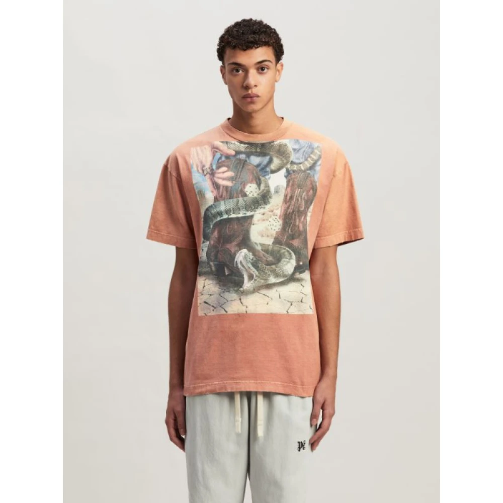 Palm Angels Multicolor T-shirt Pink Heren
