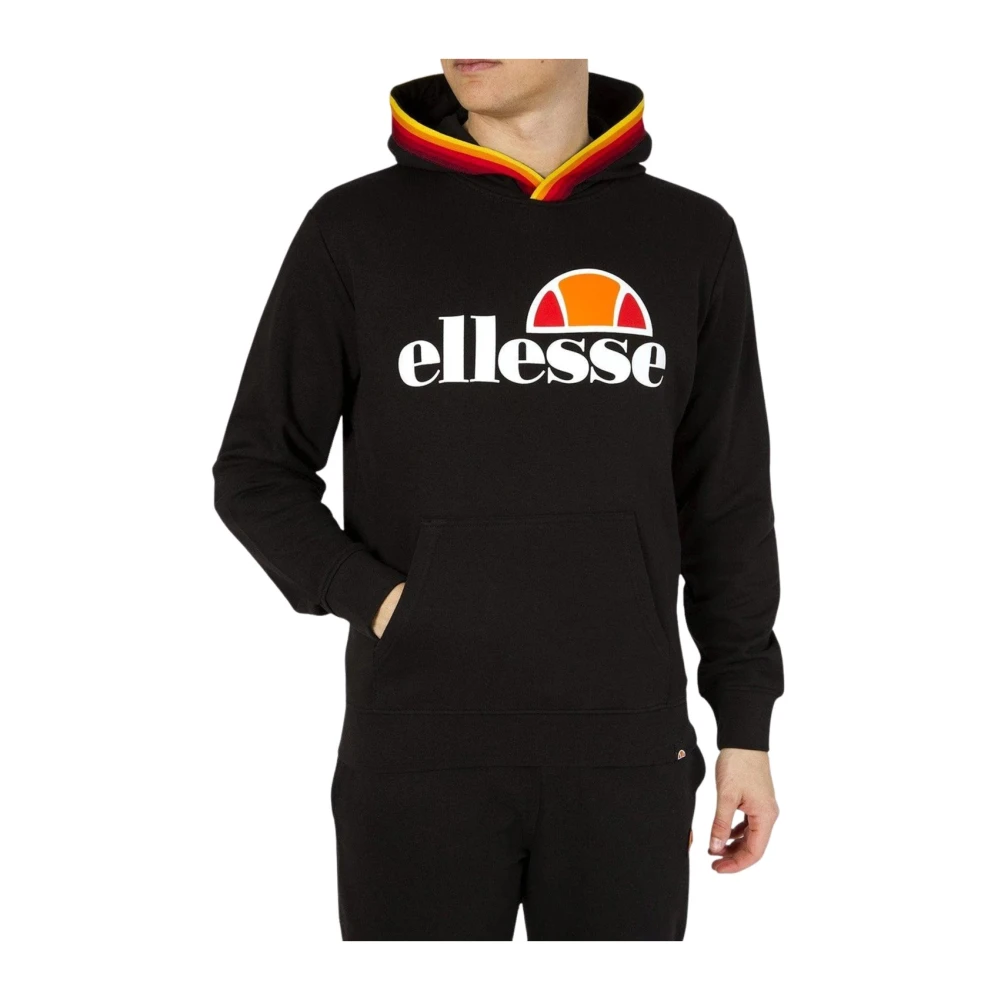 Ellesse Hombre Negro Sudaderas, Talla: L