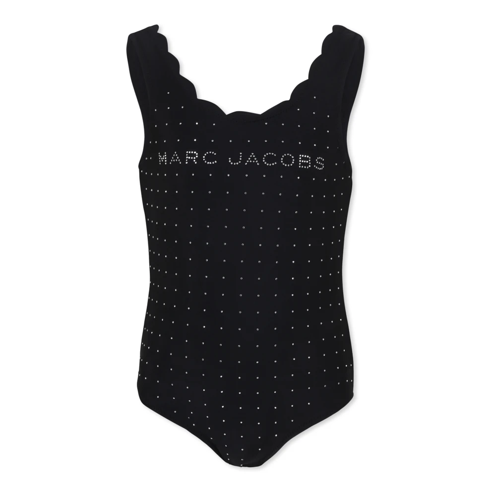 Little Marc Jacobs Svart Rhinestone Baddräkt Black, Flicka