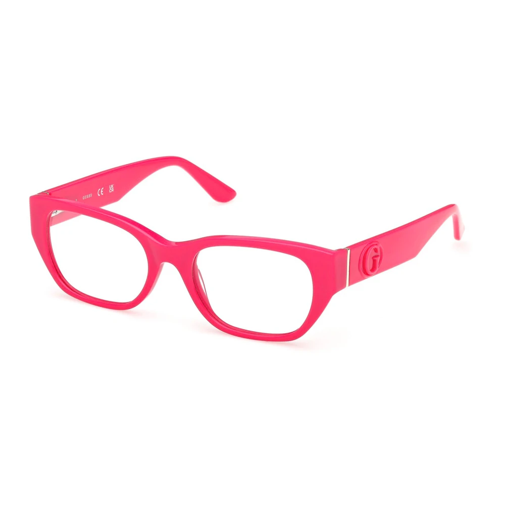Guess Unisex Pink Glasses, 50 Mm, Rectangle Sunglasses