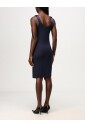 robe-midi-en-tricot-cotele-bleue