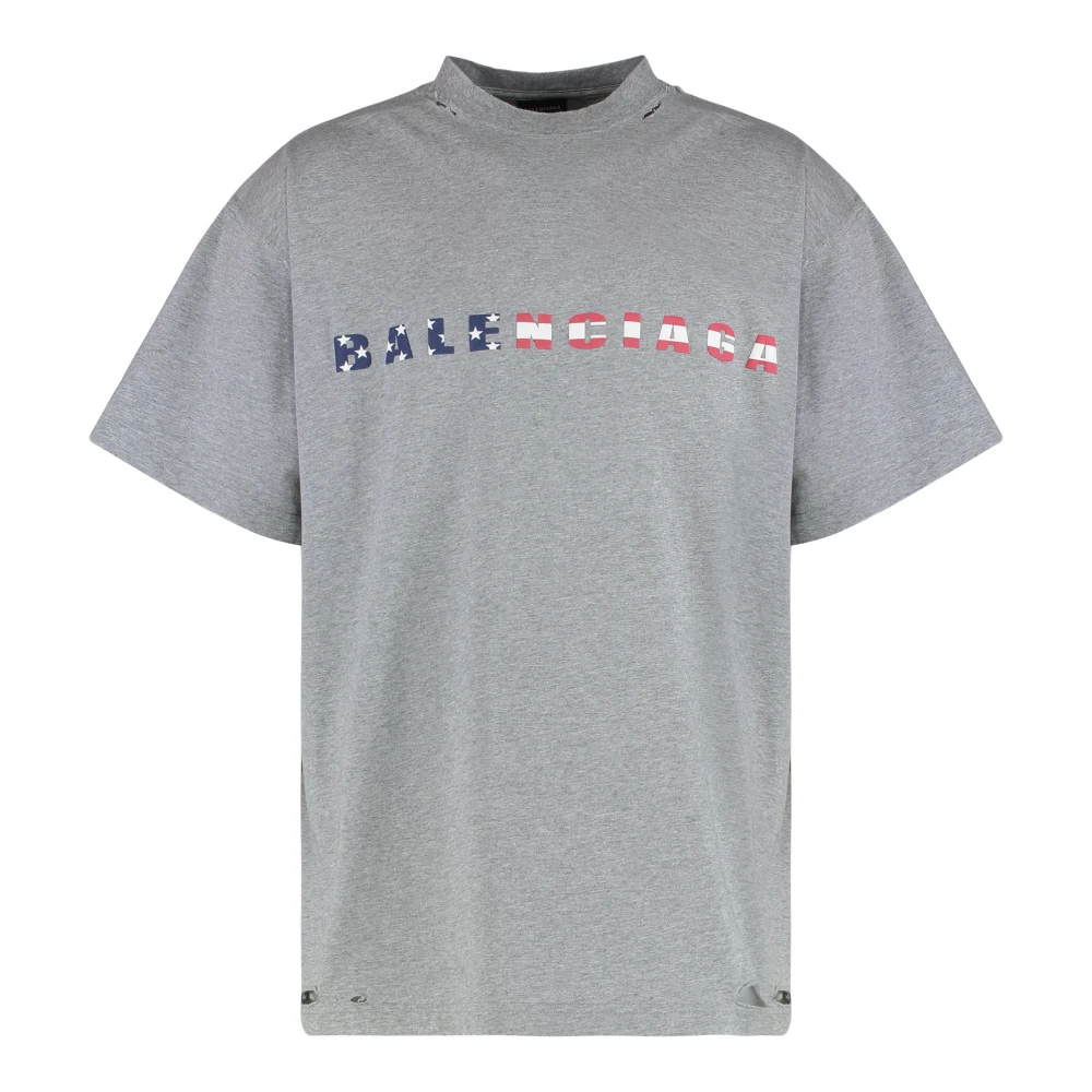 Mm6 Maison Margiela Gray T-Shirts, Male, L, T-Shirts