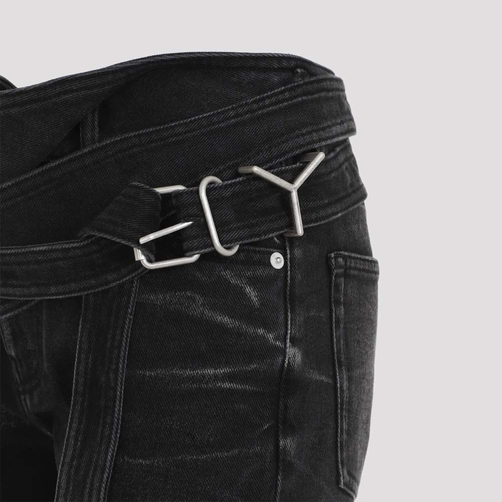 Y Project Zwarte Jeans voor Vrouwen Aw24 Black Dames