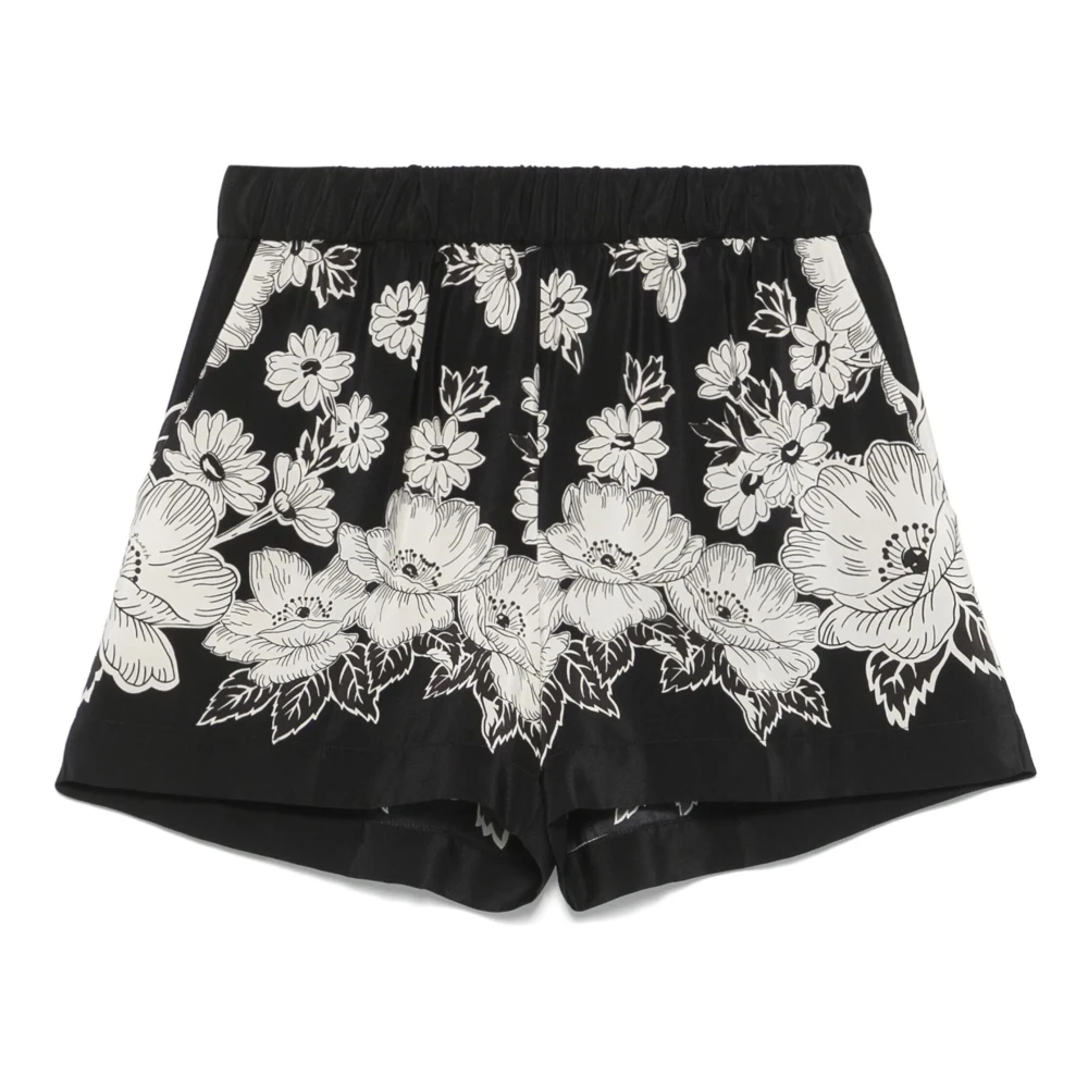 P.a.r.o.s.h. Chique Zwarte Shorts voor Moderne Vrouwen Black Dames
