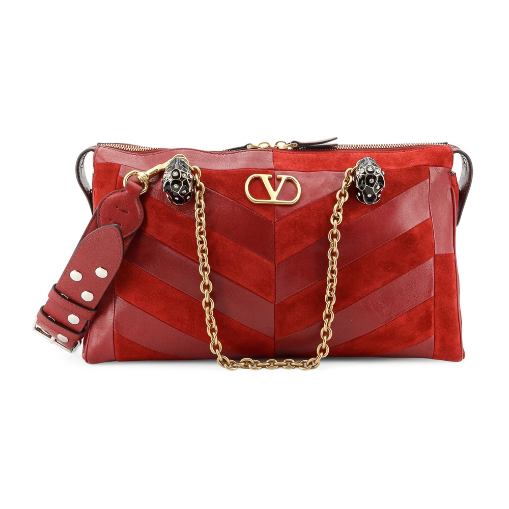 Valentino Garavani Women's Red Panthea Medium Shoulder Bag - Cross Body Bags - One Size - Bags