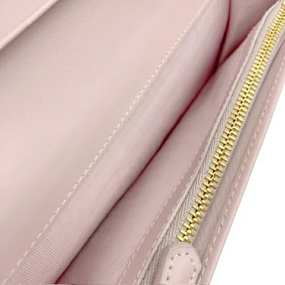 Prada Vintage Pre-owned Leather wallets Pink Dames