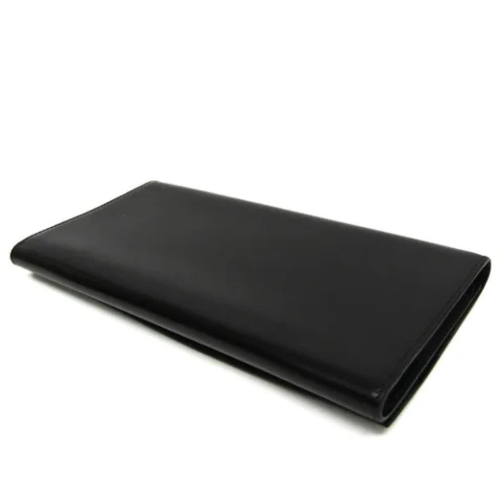 Prada Vintage Pre-owned Leather wallets Black Dames