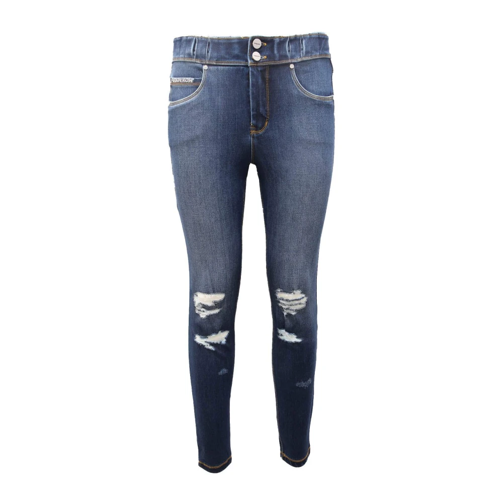 Freddy Blue Now5ms204 Skinny Jeans - Female - Skinny Fit Jeans - S - Jeans