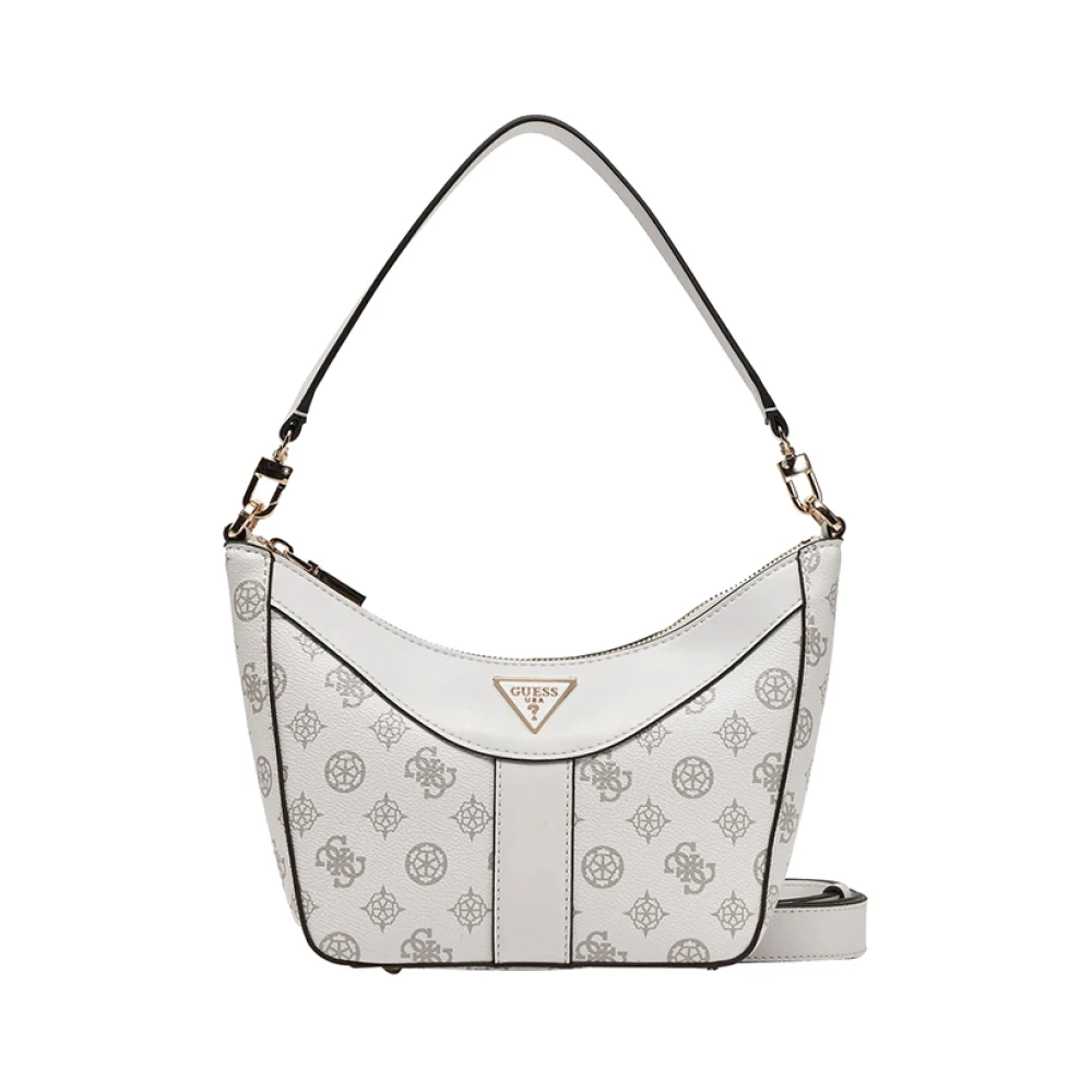 Guess Elegante witte handtas met gouden details White Dames