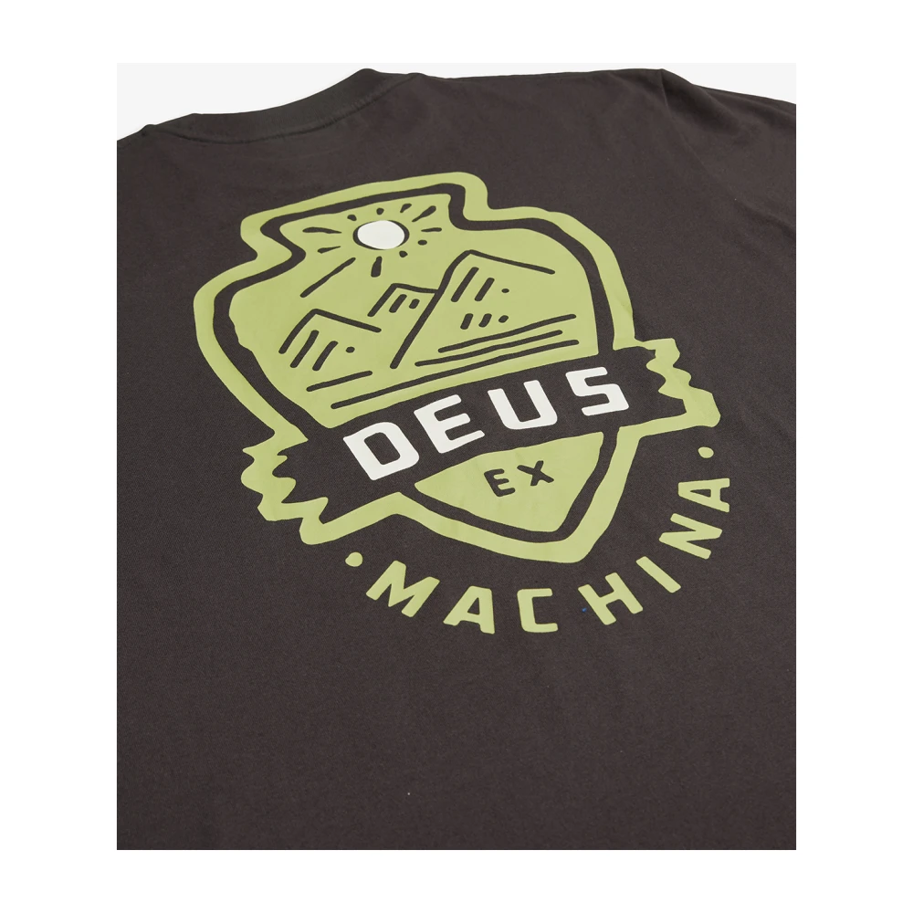 Deus Ex Machina Moto Cultuur Grafische Tee Gray Heren