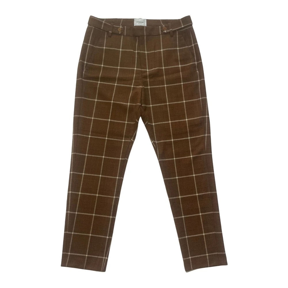 Dondup Slim Fit Chino Broek Brown Heren