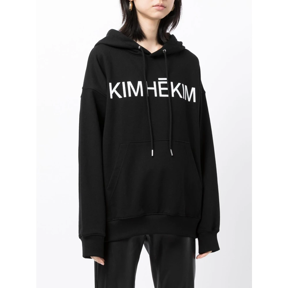 Kimhekim Zwarte Gebreide Trui Black Dames