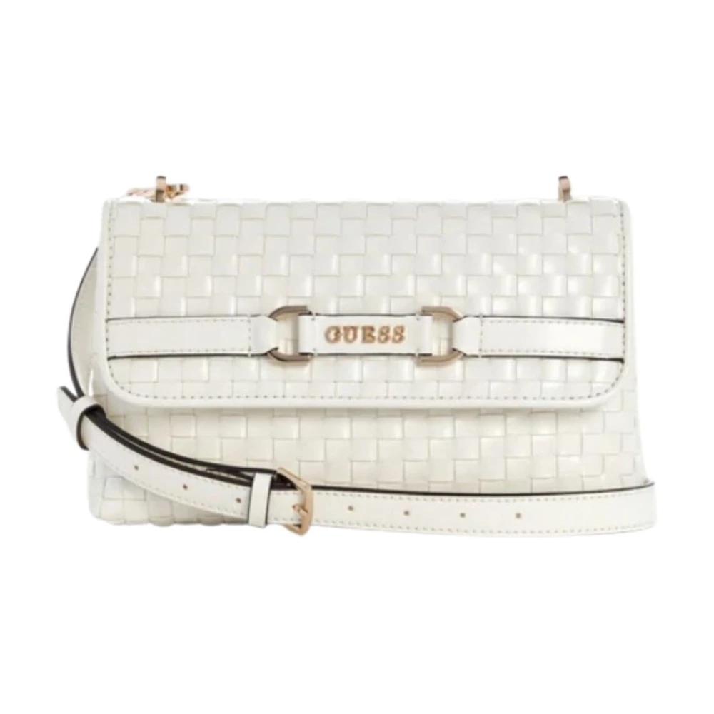 Guess Crossbody Bag White, Dam