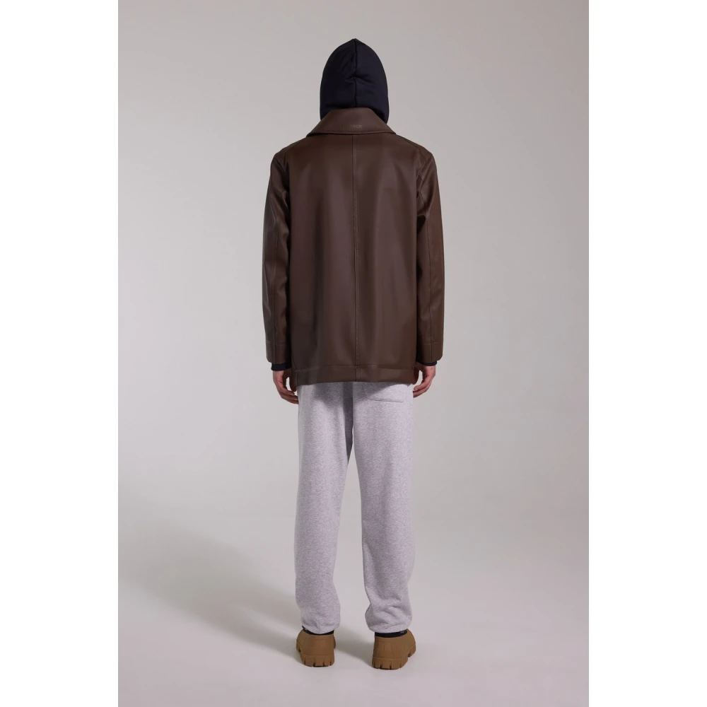 Stutterheim Klassieke Double-Breasted Regenjas Brown Heren