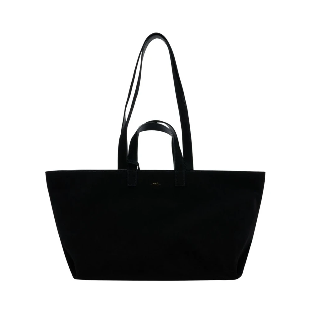 A.p.c. Women's Black Shopping Bags, One Size, Le Drummer Shopping Bag