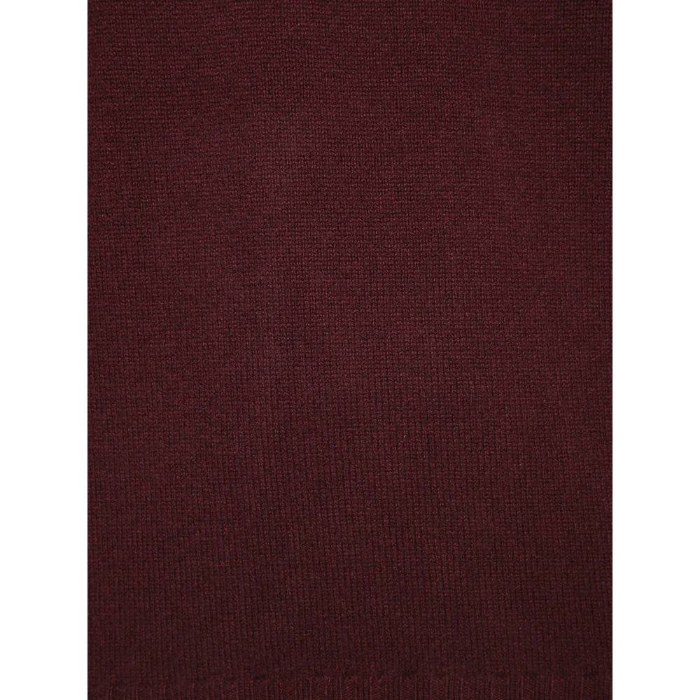 Dell'oglio Bordeaux Gebreide Kleding Aw24 Red Heren