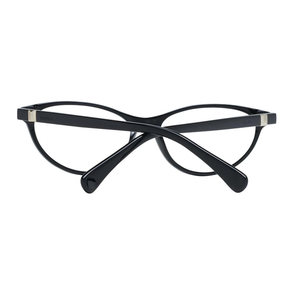 Max Mara Zwarte Cat Eye Optische Monturen Black Dames