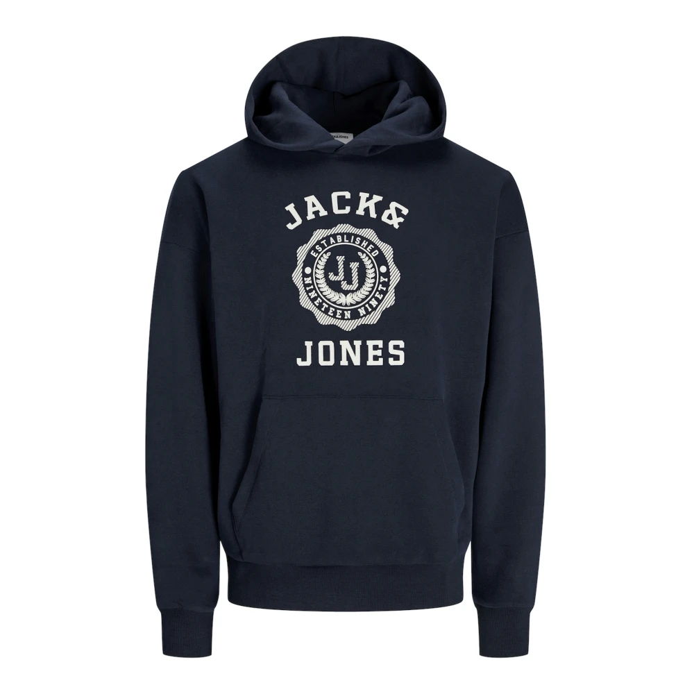 jack & jones Victo Hoodie Blue Heren