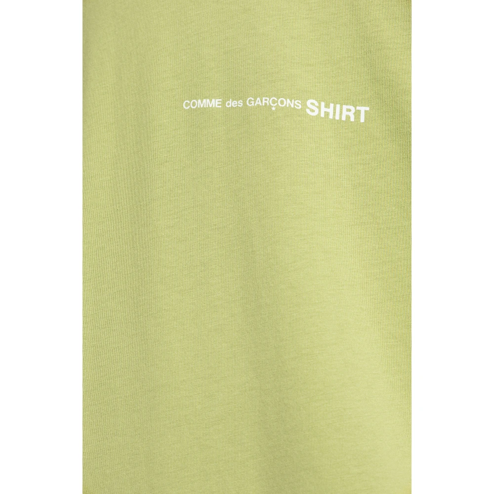 Comme des Garçons T-shirt met logo Green Heren