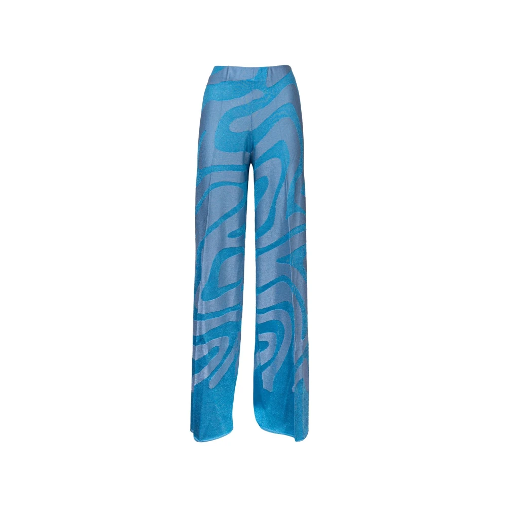 Circus Hotel Wide Trousers Blue Dames