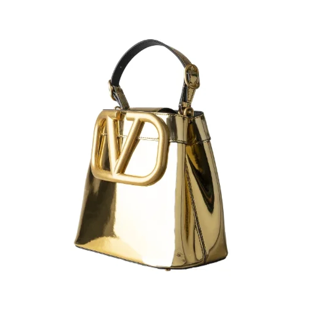 Valentino Vintage Pre-owned Leather handbags Yellow Dames