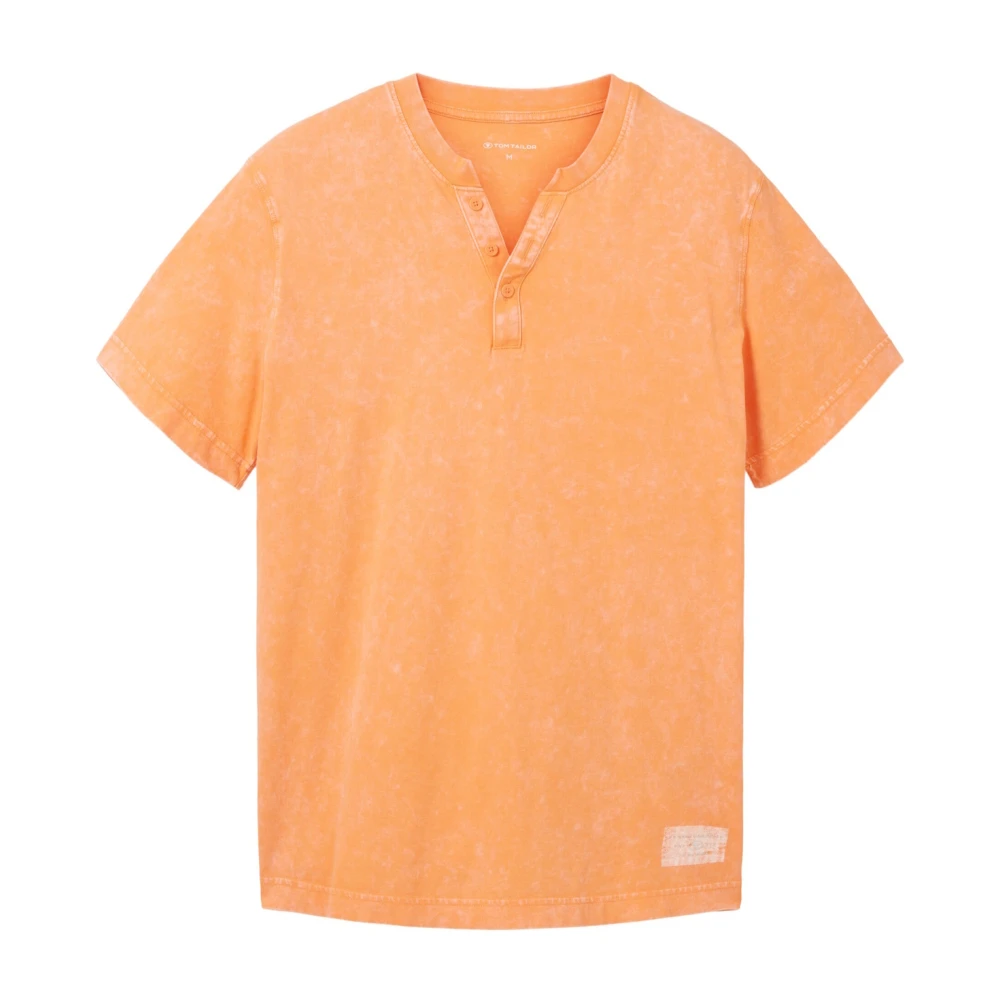 Tom Tailor T-Shirts Orange Heren