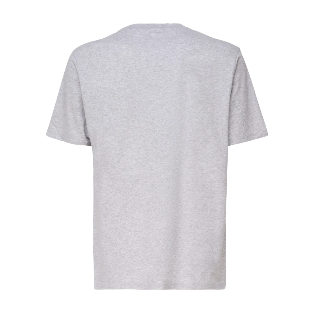 Maison Kitsuné Stijlvolle katoenmix T-shirts en Polos Gray Heren