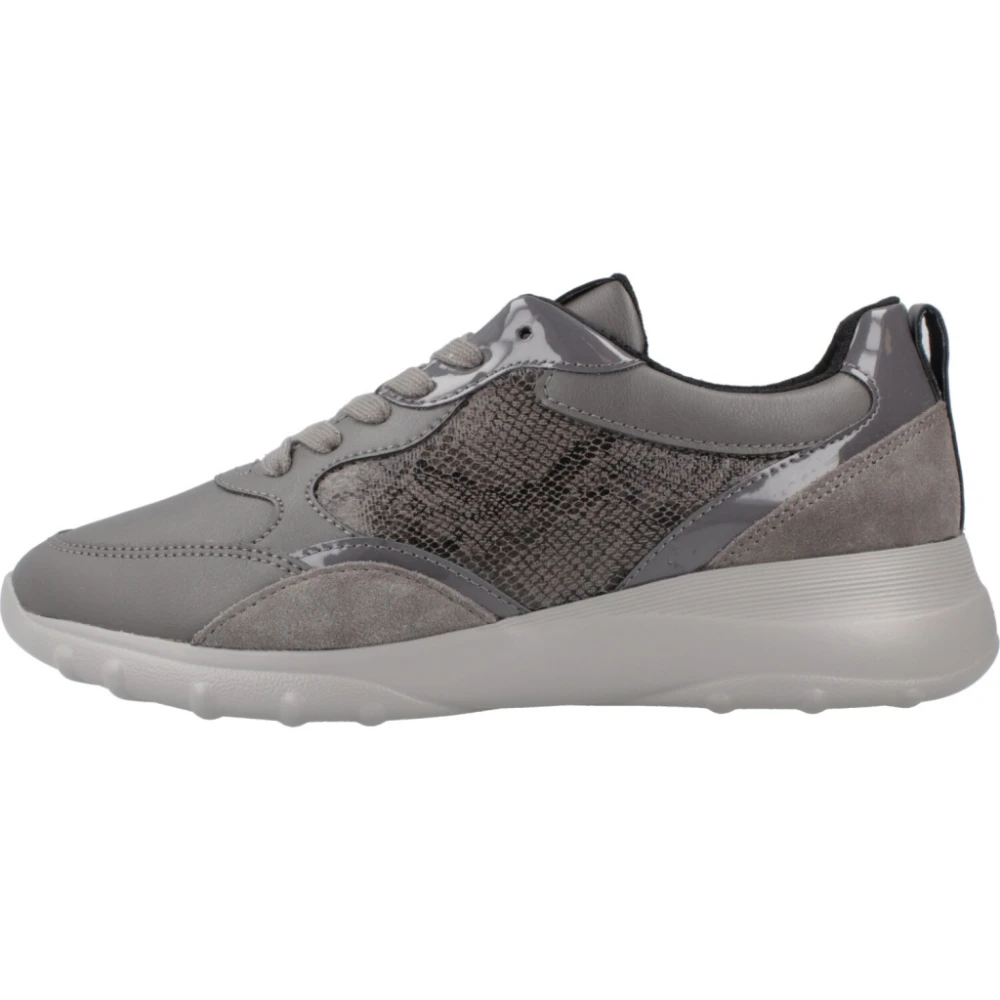 Geox Stijlvolle Sneakers voor Mannen en Vrouwen Dames Schoenen Grijs