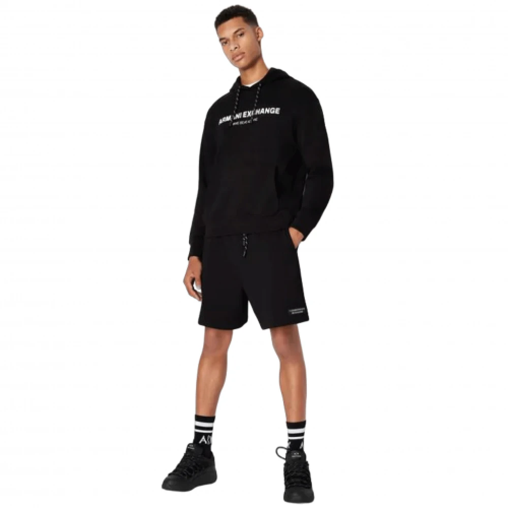 Armani Exchange Zwarte Heren Sweatshirt Black Heren