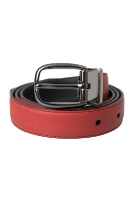red-leather-metal-buckle-belt
