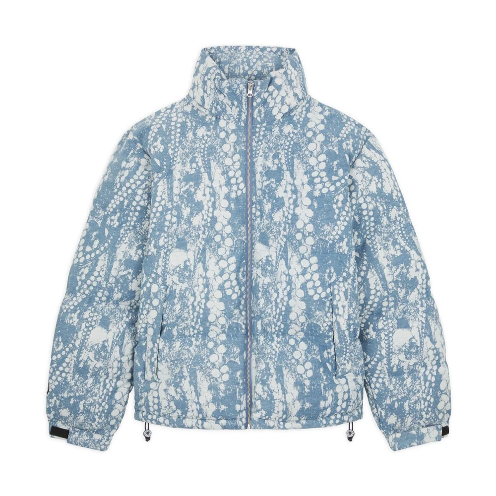 Octopus Katoenen parka en pufferjassen Blue Heren