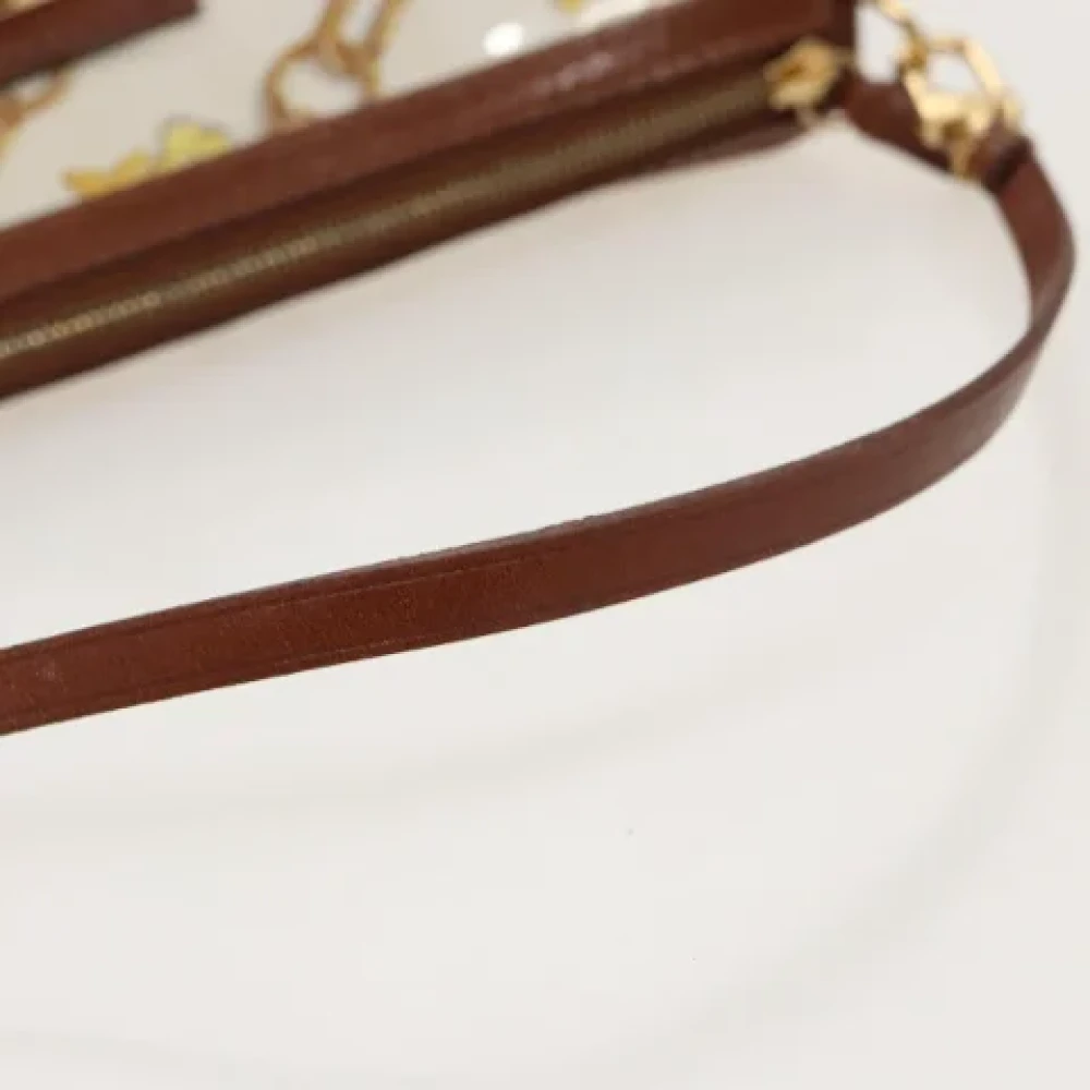 Louis Vuitton Vintage Pre-owned Leather clutches White Dames