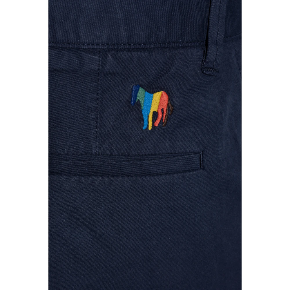 PS By Paul Smith Katoenen 'cargo' broek Blue Heren