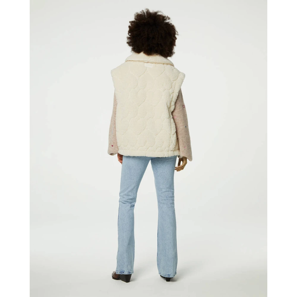 Fabienne Chapot Merlin Gilet Coat White Dames