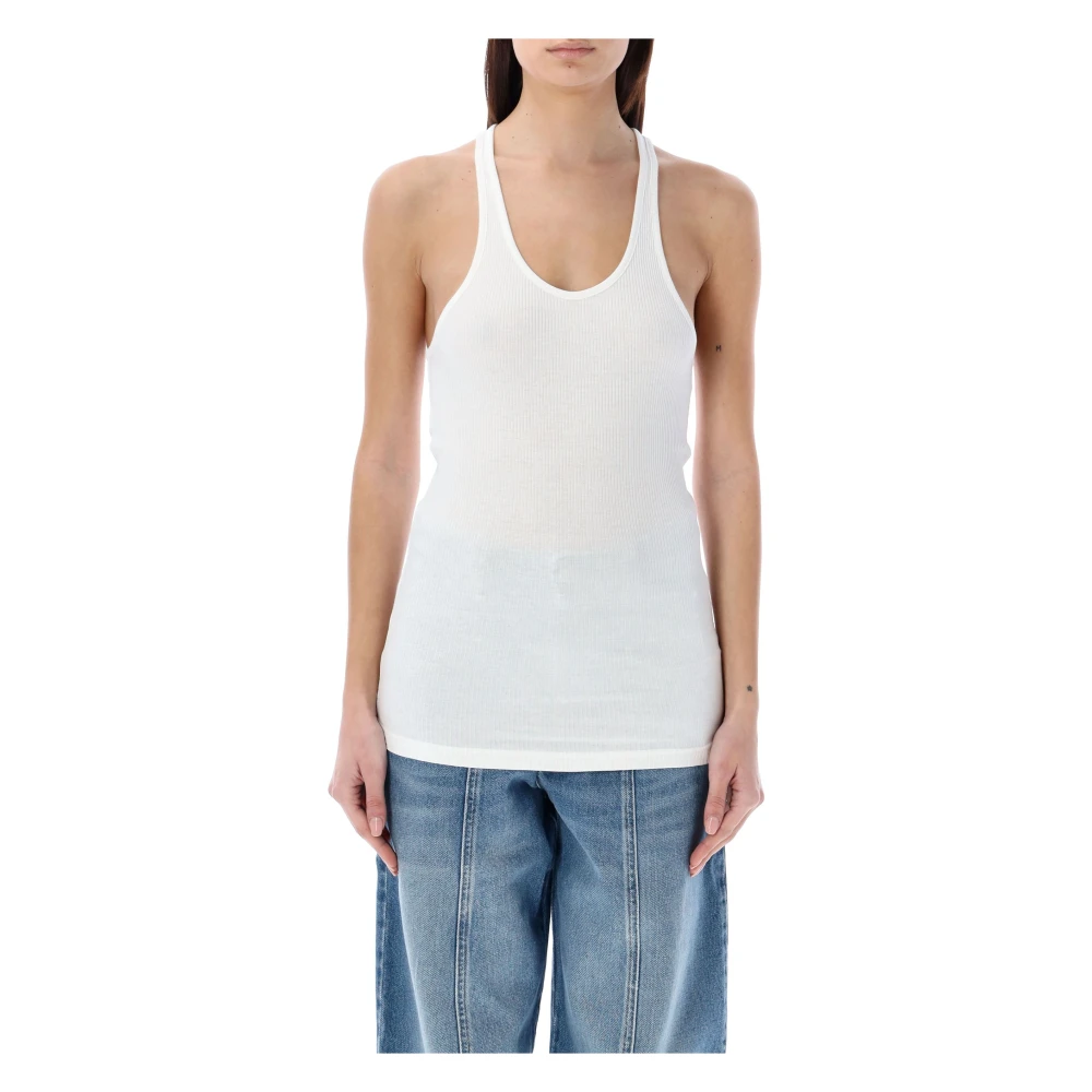 Isabel Marant Étoile Witte Tanktop met Racer Back White Dames