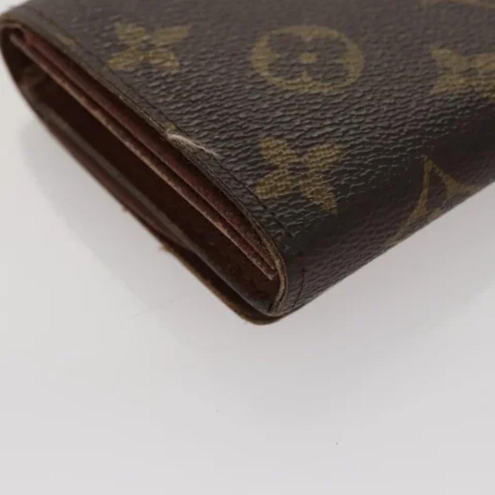Louis Vuitton Vintage Pre-owned Canvas wallets Brown Dames