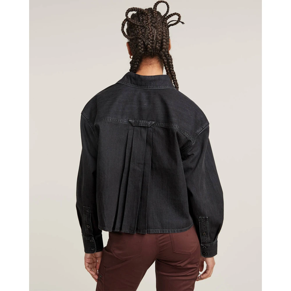 G-Star Geknipte Longsleeve Top Black Dames