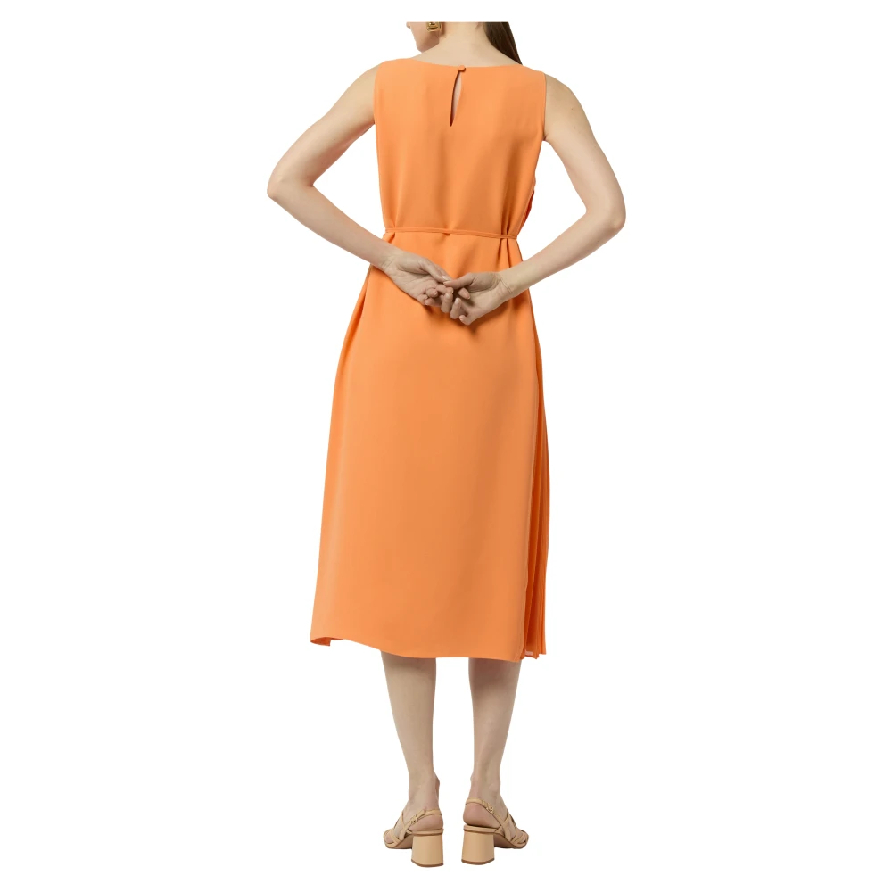 comma Midi Dresses Orange Dames