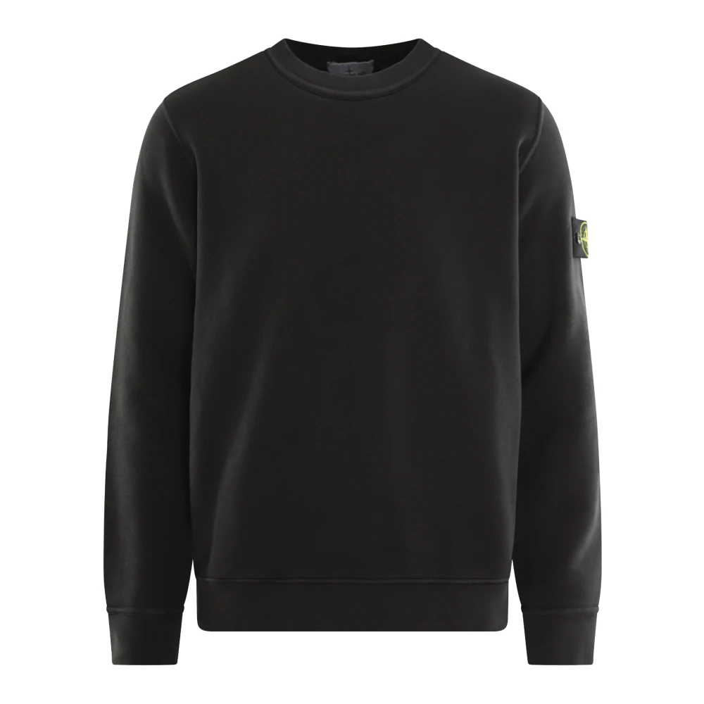 Stone Island Herr Sweatshirt Casual Stil Black, Herr