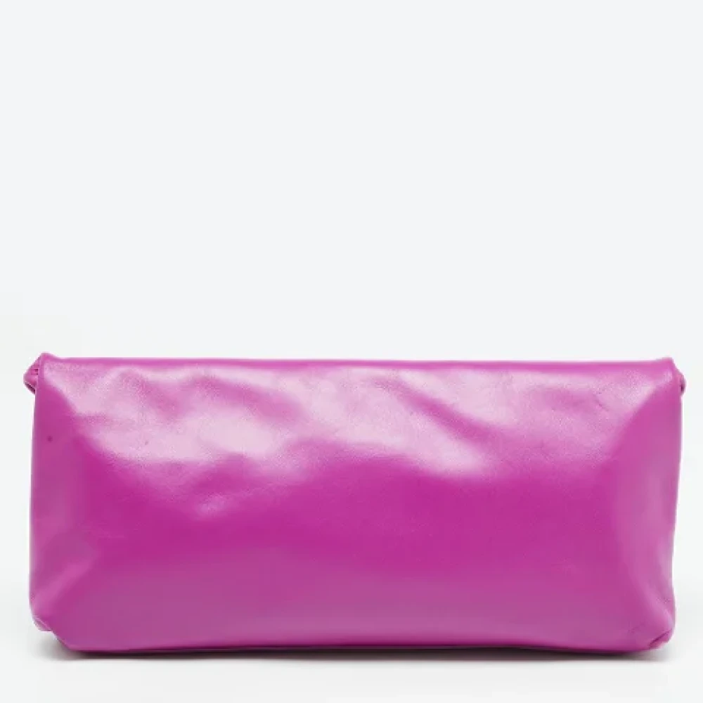 Alexander McQueen Pre-owned Leather clutches Pink Dames
