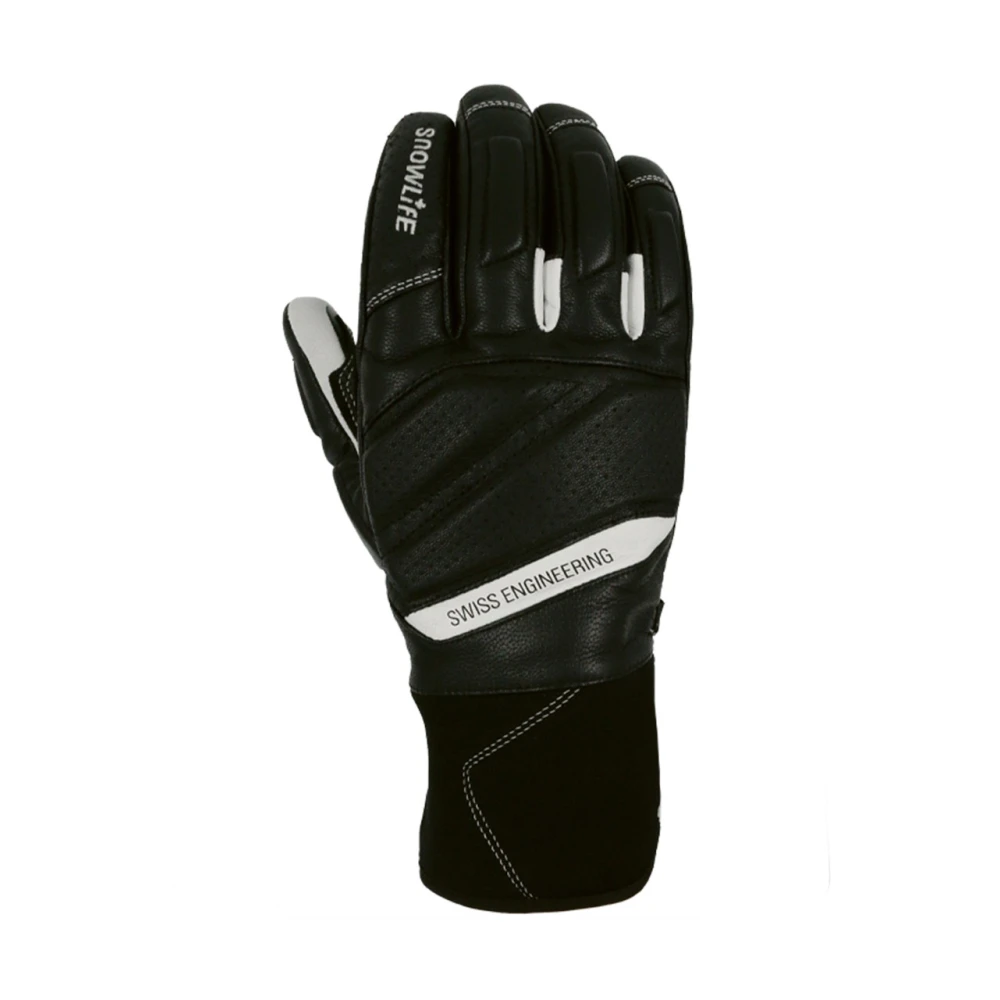 Snowlife Zwart Wit Anatomische DT Handschoenen Black Heren