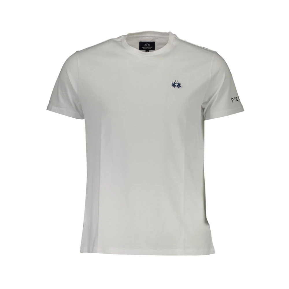 La Martina Men's White T-Shirts, Xl, Cotton T-Shirt