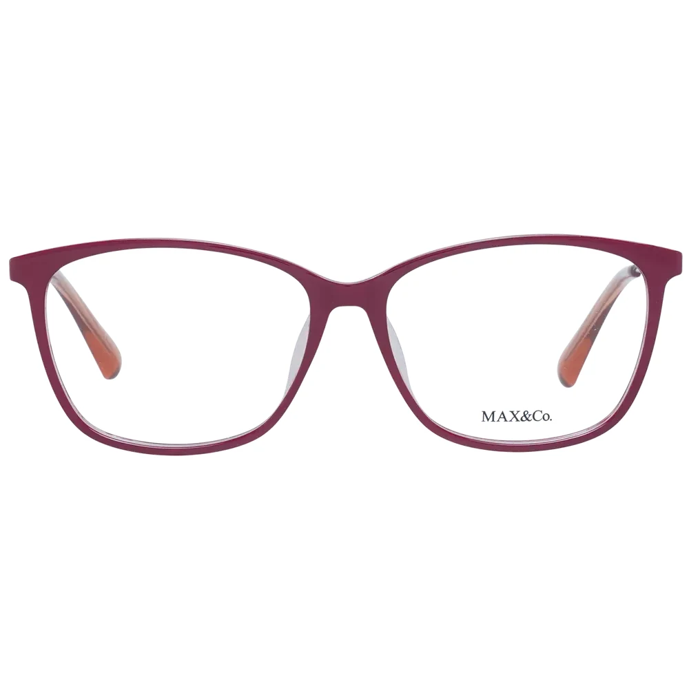 Max & Co Burgundy Dames Bril Red Unisex