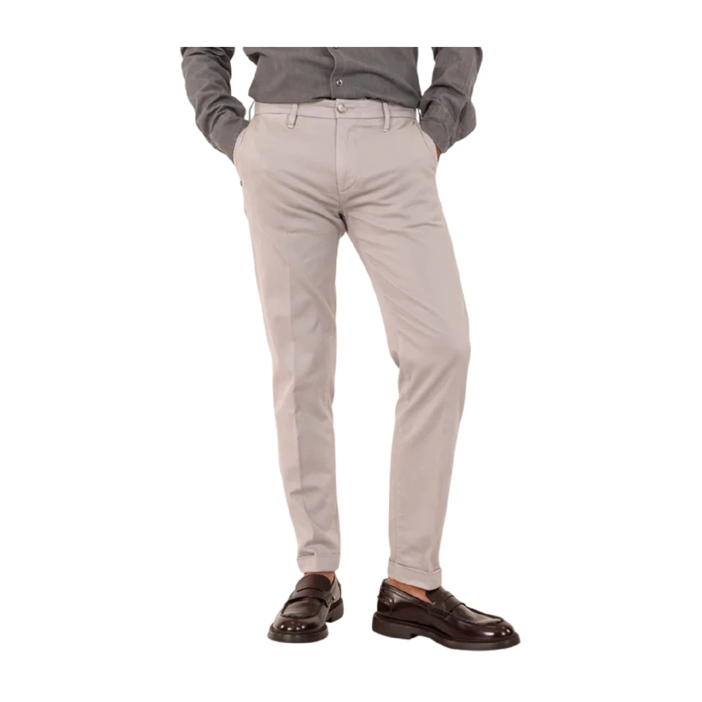 Re-Hash Men's Gray Slim Fit Grey Chinos - Chinos - W31 - Trousers