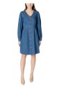 robe-en-coton-bleu-clair-col-en-v