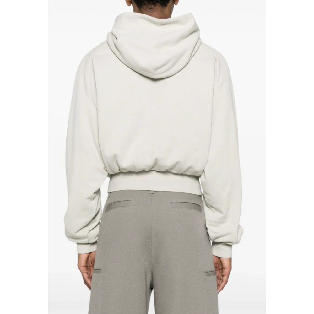 Entire Studios Mineral Dubbele Hood Stijlvolle Top Gray Dames