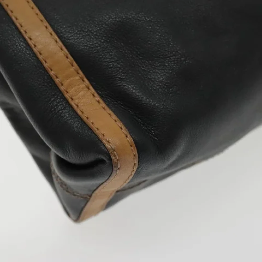 Celine Vintage Pre-owned Leather clutches Black Dames