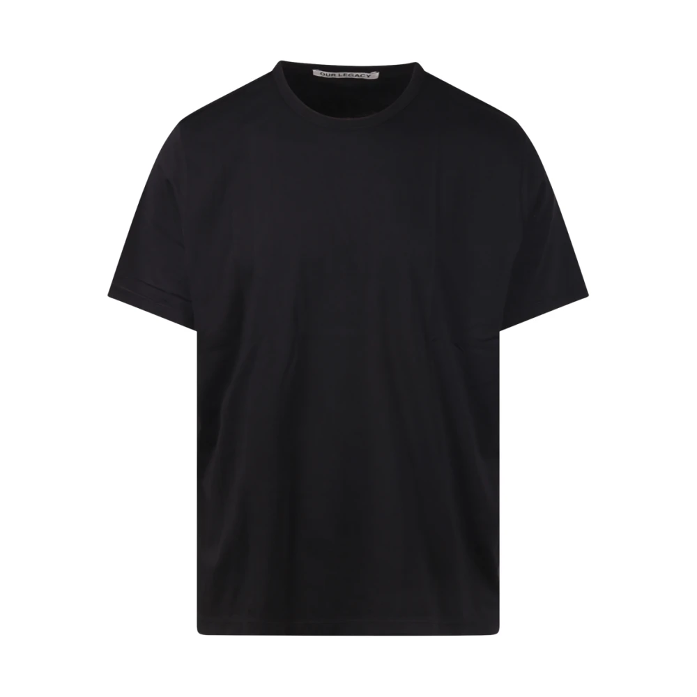 Our Legacy , T-Shirts, Male, Black, L, New Box T-Shirt